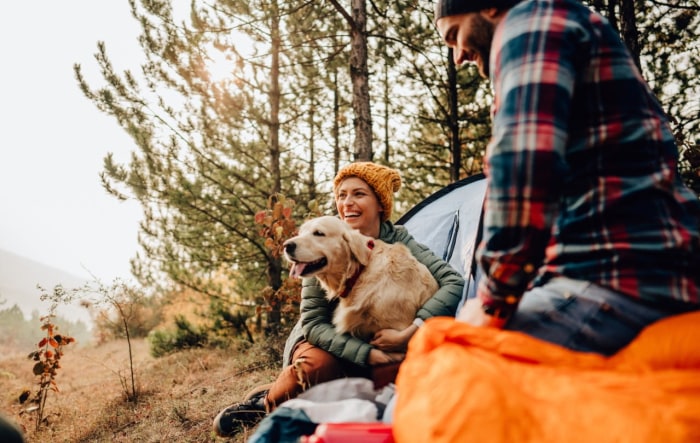 Outdoor clothes banner