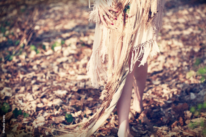 clothing with fringes