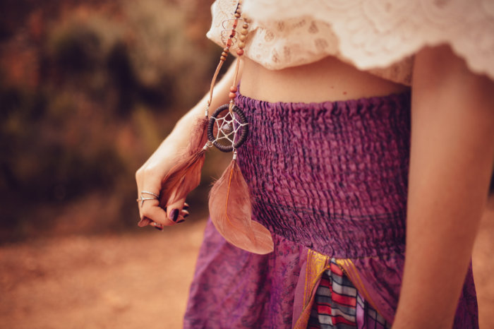 pleated skirt