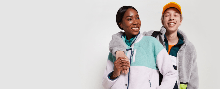 Schwarzer Damen Fleecepullover