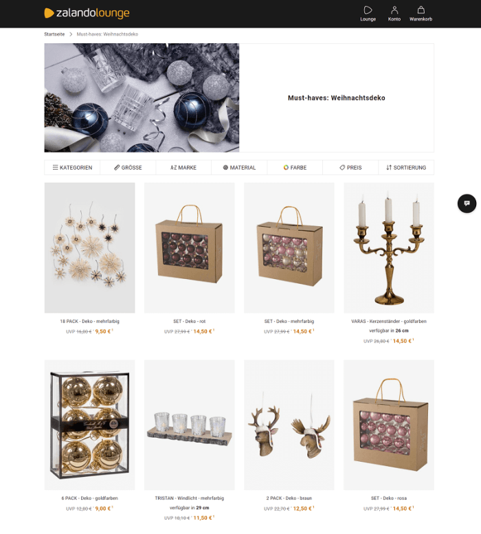 Weihnachtsdeko Sale