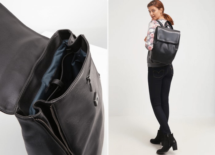 schwarzer Matt & Nat Rucksack