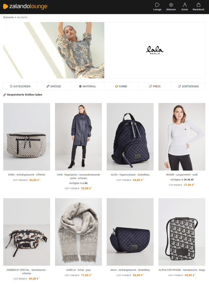la la berlin sale zalando lounge