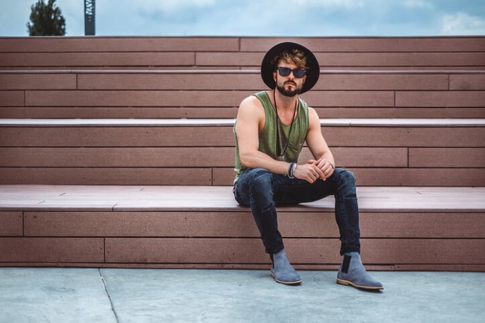 Sommer Outfit Herren Boots