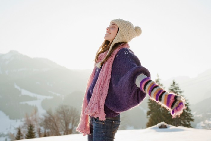 Ski Outfit Poncho