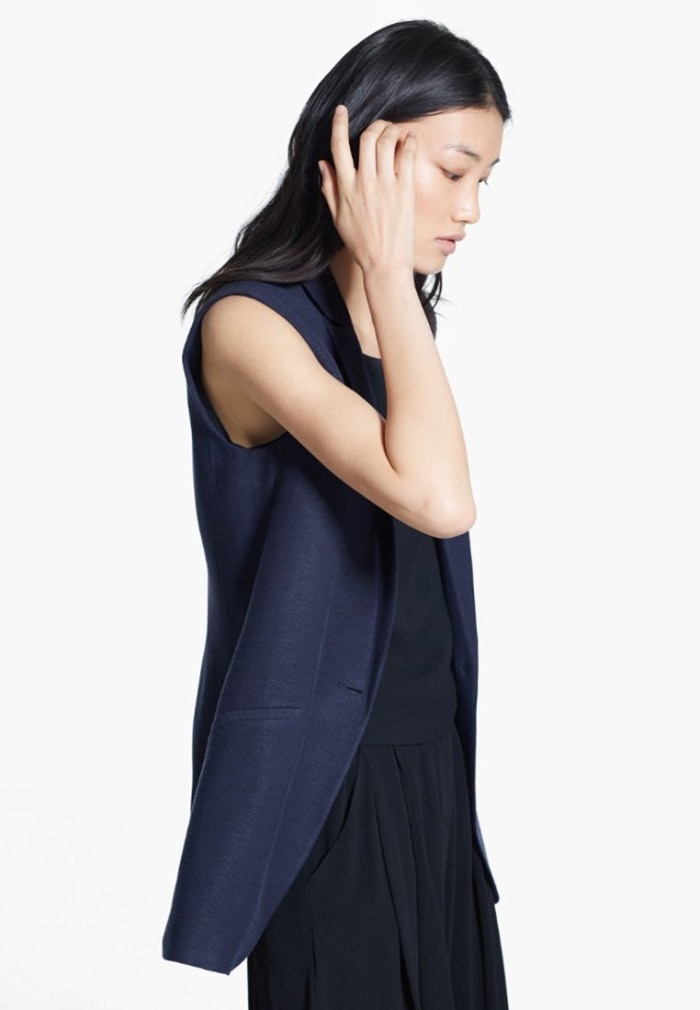 Ärmelloser Blazer
