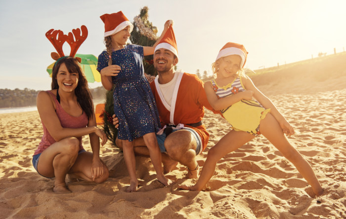 We wish you a beachy christmas