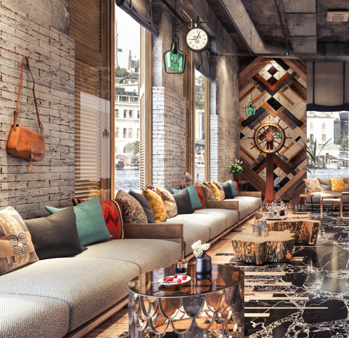 Retro interieur 