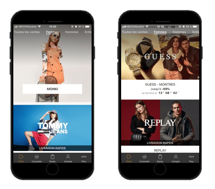 outlet en ligne