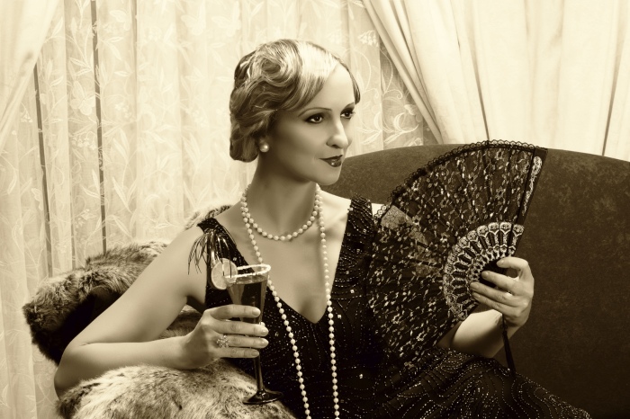 Sepia twenties cocktail