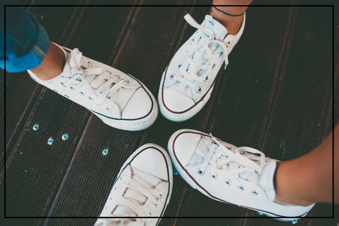 White converses best friends