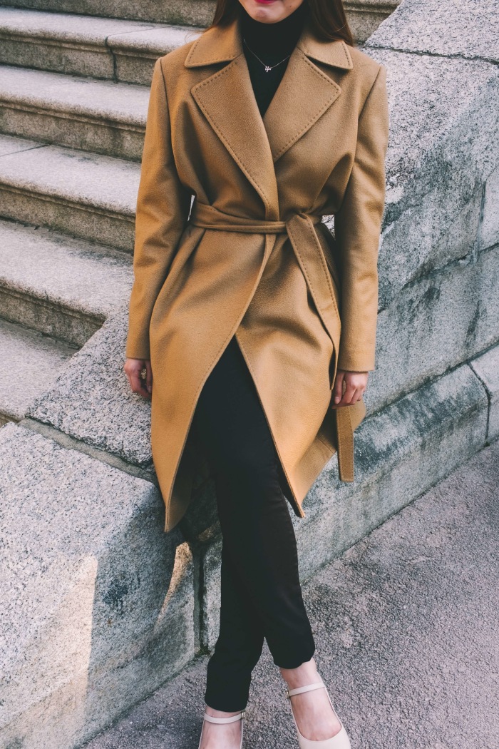 comment porter le manteau long pour petite