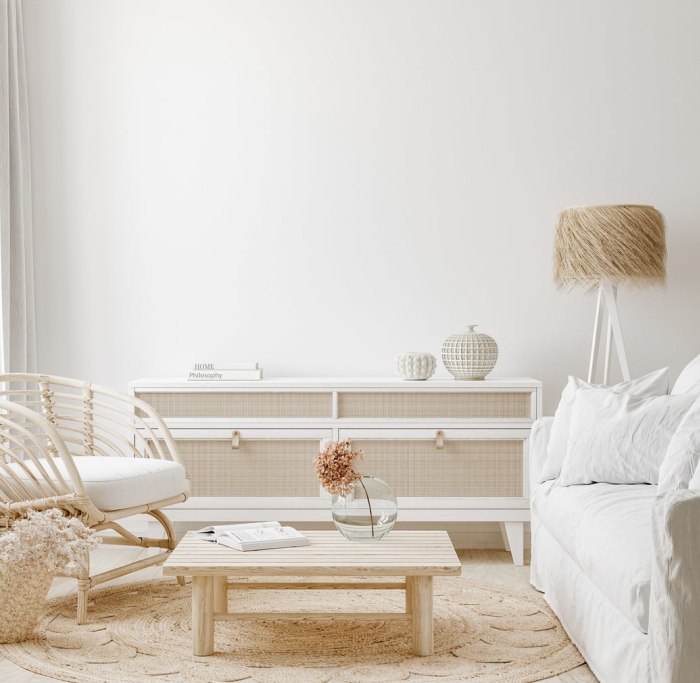 Salon scandinave cocooning