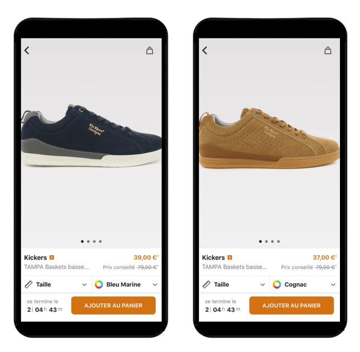 kickers pas cher