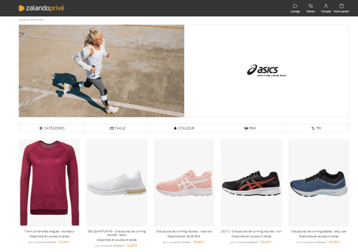 asics gel quantum pas cher