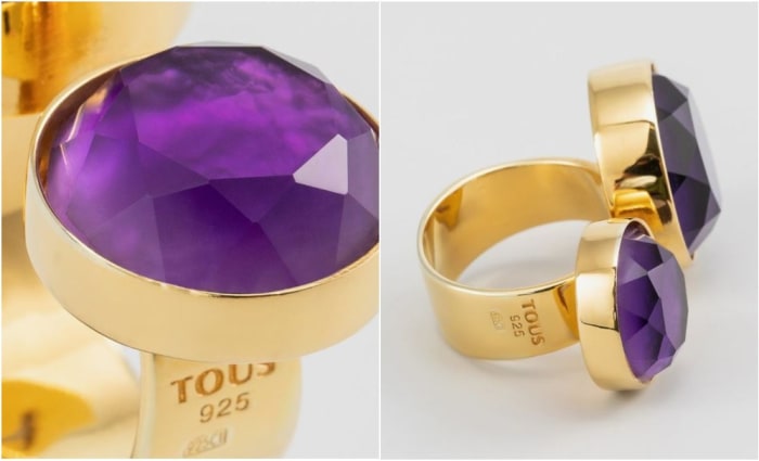 anillo tous dorado