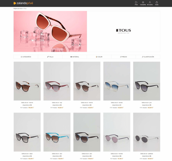 tous outlet