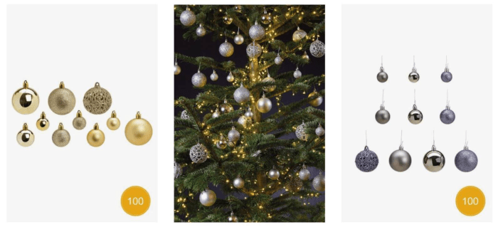 bolas de navidad en oferta