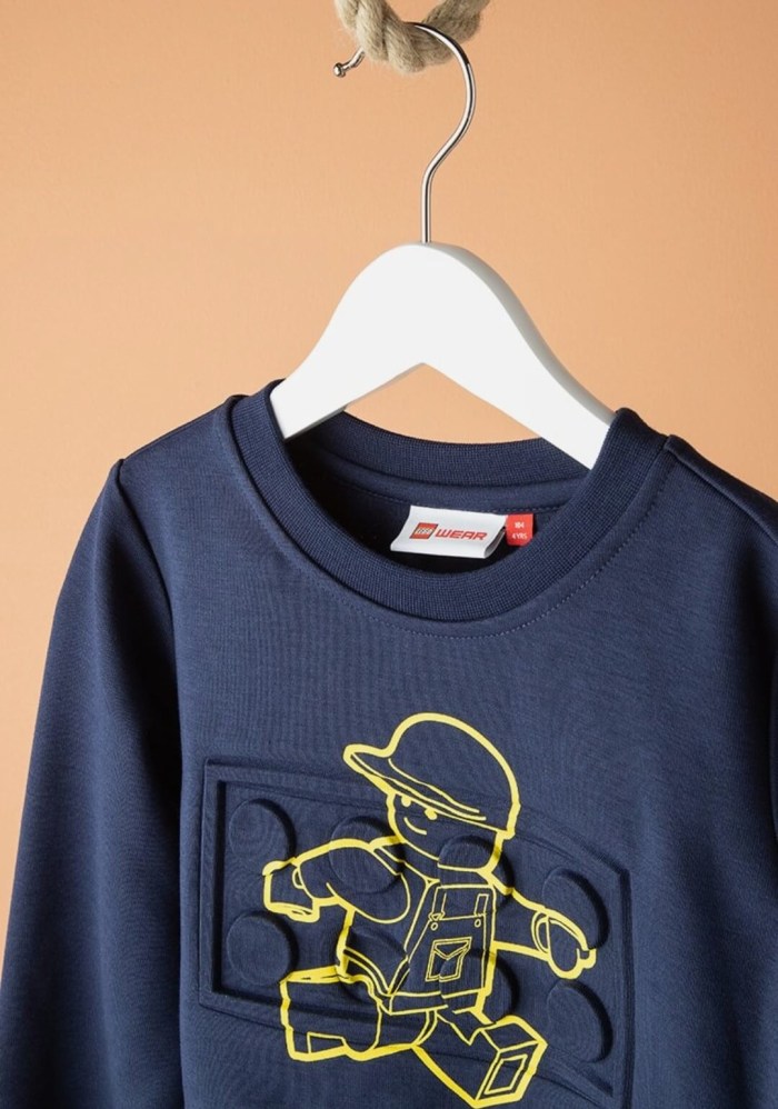 sudadera lego azul