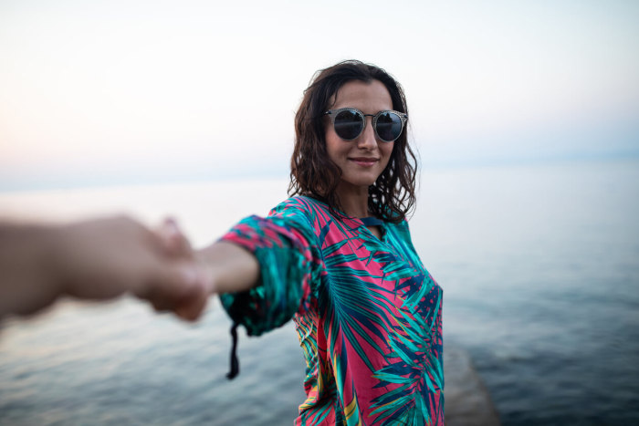 camisa hawaiana mujer