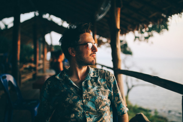 camisa hawaiana hombre