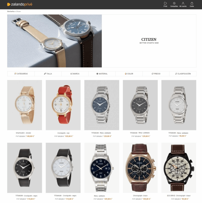 relojes citizen en oferta