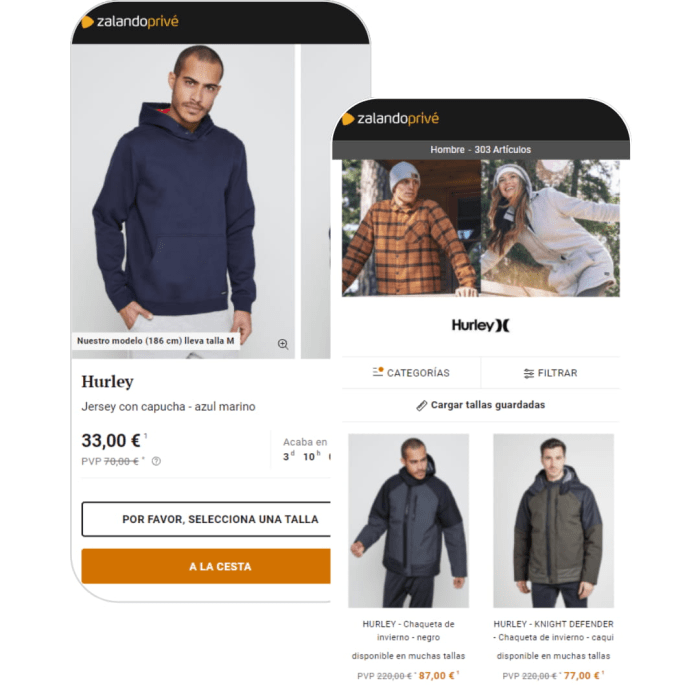 hurley outlet hombre