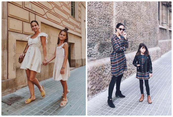 madre e hija vestidas iguales