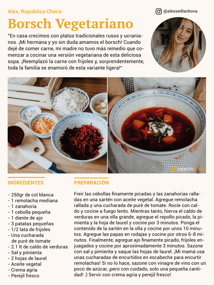 recetas familiares - borsch vegetariano