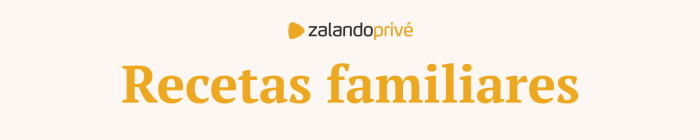 recetas de familia zalando prive