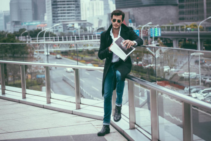 business casual hombre