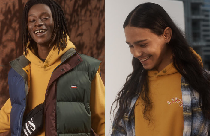 sudadera levis con capucha