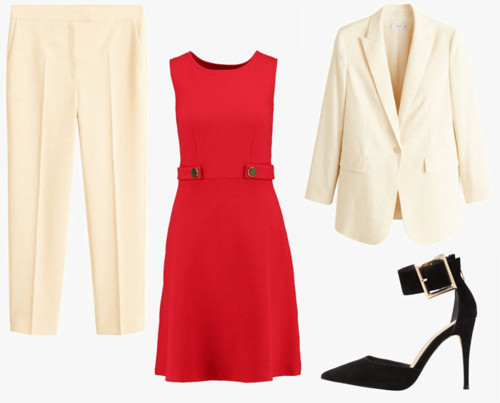 outfit Amal Clooney Zalando Privé