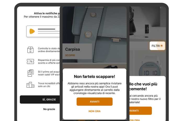App Filters Zalando Privé