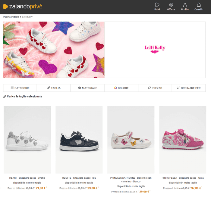 Lelly Kelly outlet zalando privé