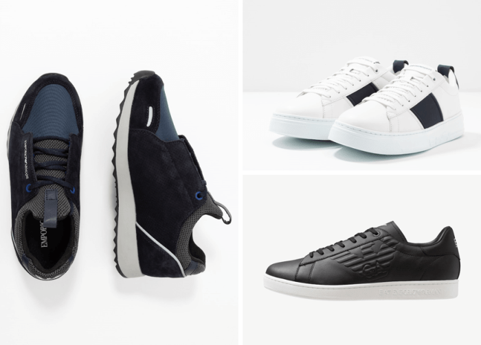 Stylowe buty męskie Armani