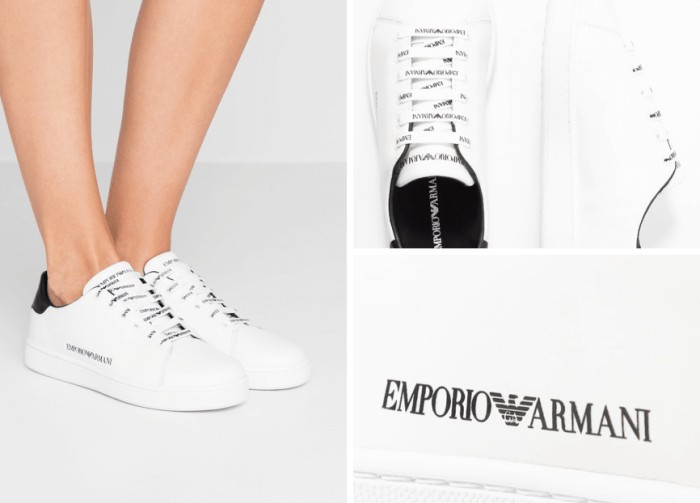 Damskie buty Armani na co dzień