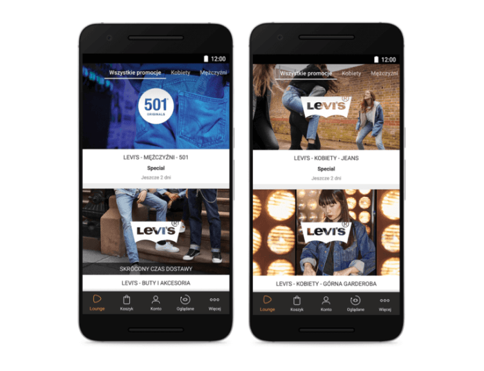 Promocje Levis Outlet w Zalando Lounge