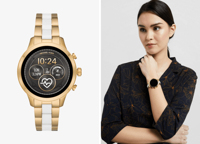 Elegancki, złoty smartwatch Michael Kors