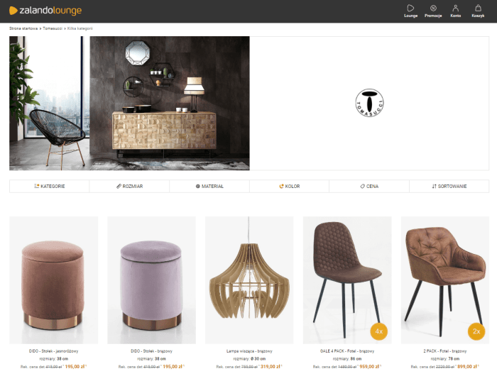 Tomasucci stylowe meble i dekoracje