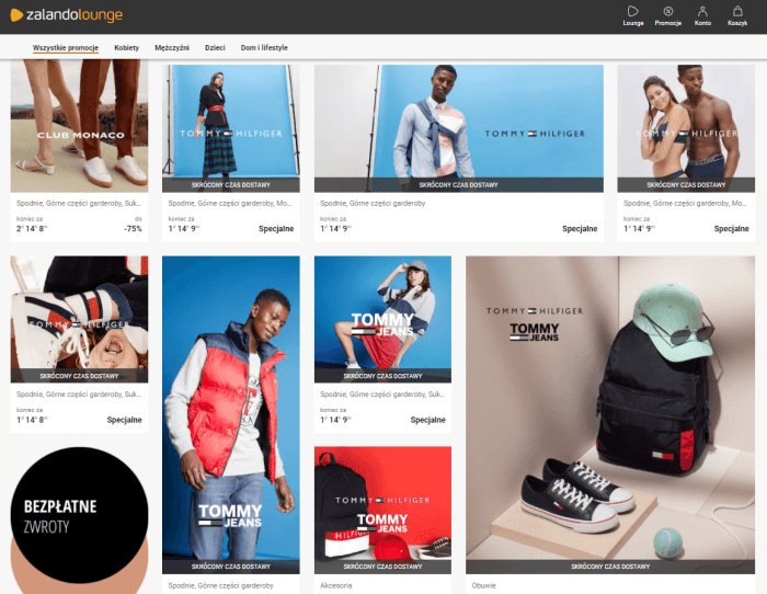 Oferta Tommy Hilfiger w Zalando Lounge