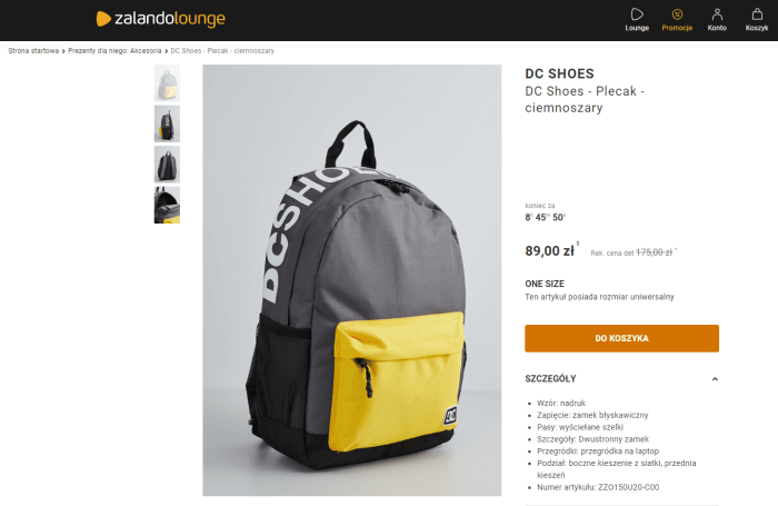 Pleacaki DC shoes taniej w Zalando Lounge
