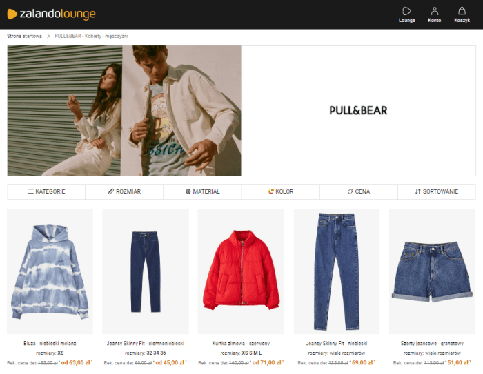 Kampania wyprzedażowa Pull&Bear