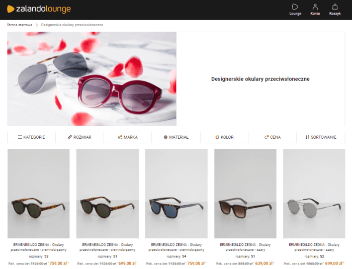 Ermenegildo Zegna okulary słoneczne