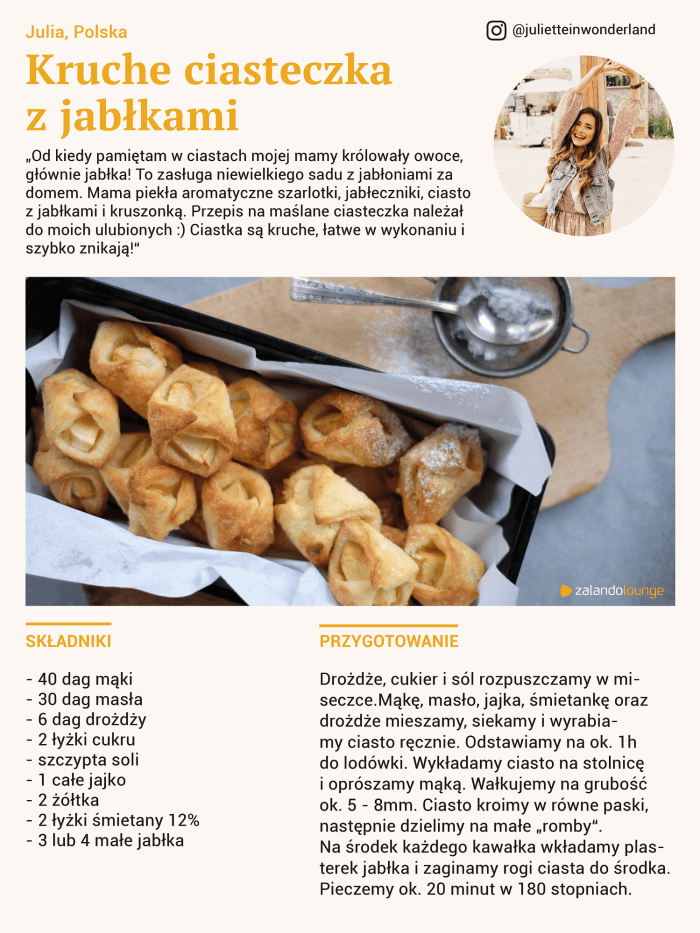 Przepis na ciasteczka z jabłkami