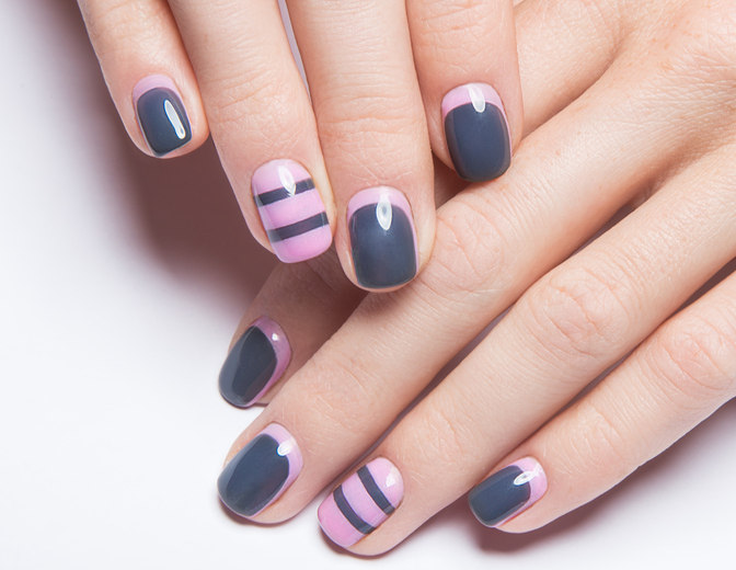 rainbow nails