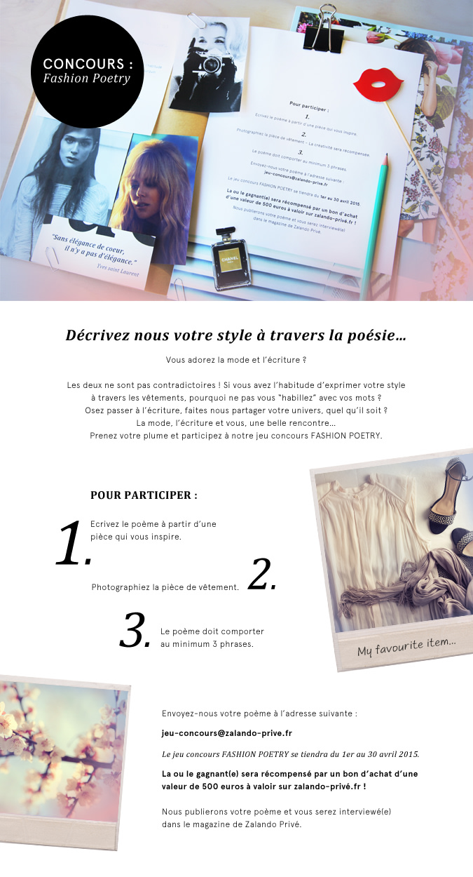 Fashion poetry Contest